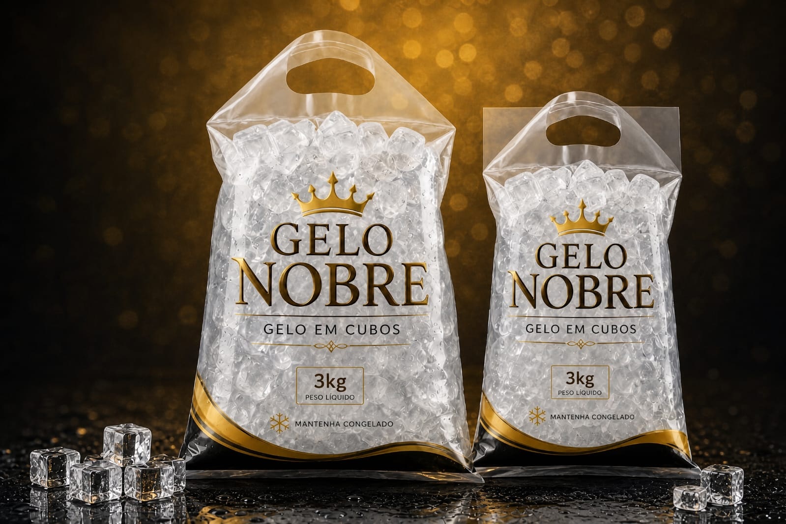 Gelo Nobre em Cubos 3kg